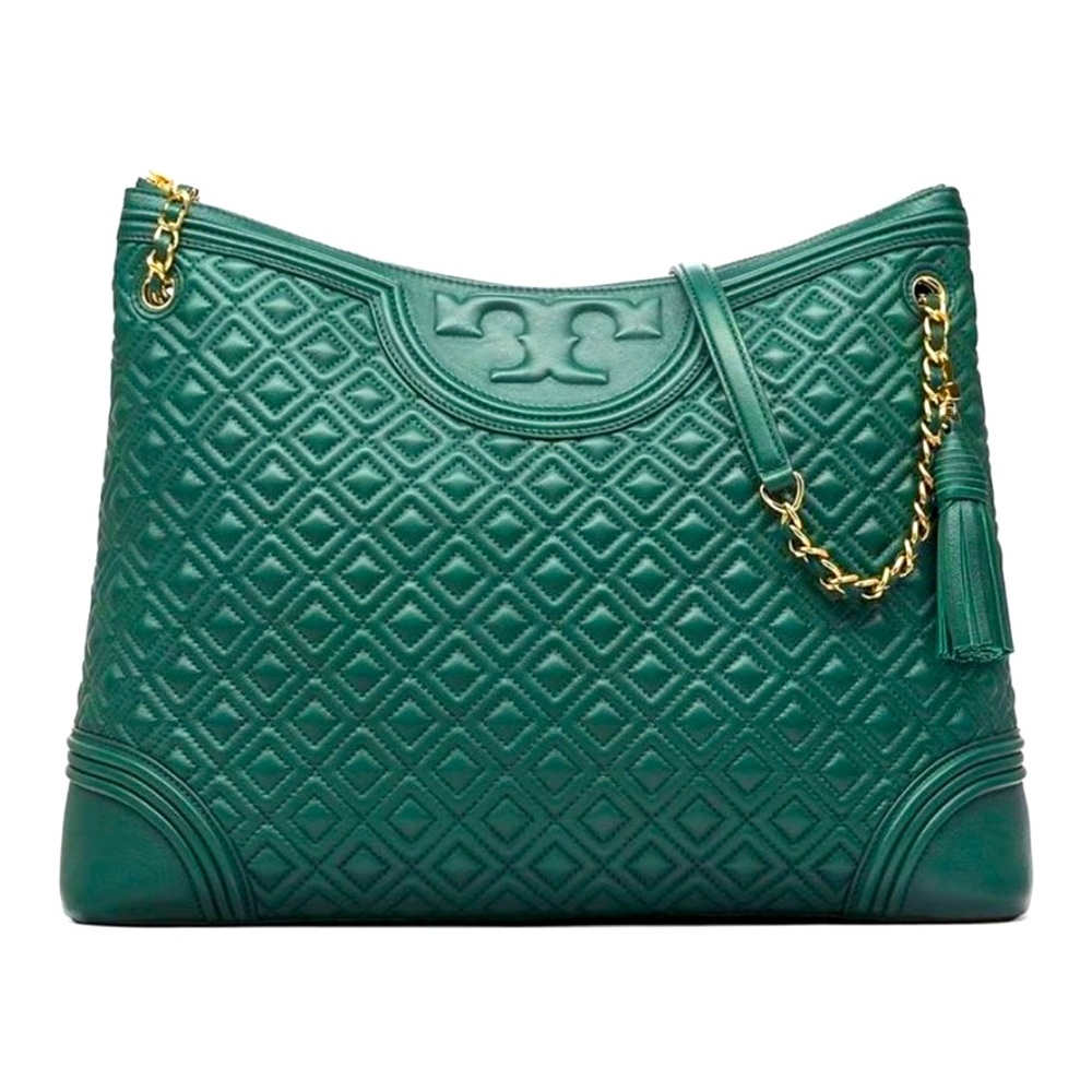 Tory Burch Fleming Quilted Leather Tote